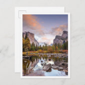 Landschaft Yosemite Nationalpark California USA Postkarte (Vorne/Hinten)
