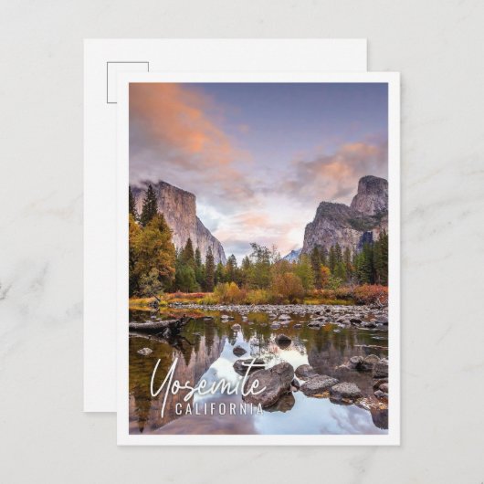 Landschaft Yosemite Nationalpark California USA Postkarte (Vorne/Hinten)