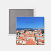 Landschaft Zadar, Kroatien Magnet (Vorderseite/Rückseite)