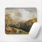 Landschaft, Zahlen und Vieh Mousepad (Mit Mouse)