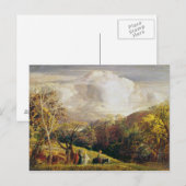 Landschaft, Zahlen und Vieh Postkarte (Vorne/Hinten)