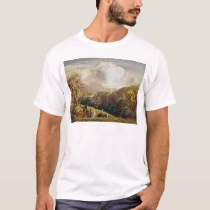 Landschaft, Zahlen und Vieh T-Shirt