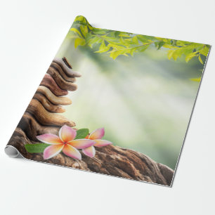 Landschaft, Zen-Steine, Blumen Geschenkpapier