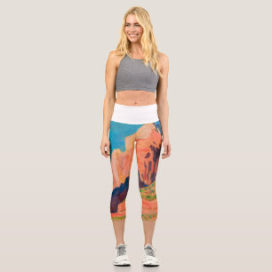 Landschaft, Zion Nationalpark von Maynard Dixon Capri Leggings