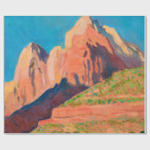 Landschaft, Zion Nationalpark von Maynard Dixon Geschenkpapier (Flach)