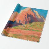 Landschaft, Zion Nationalpark von Maynard Dixon Geschenkpapier (Ungerollt)