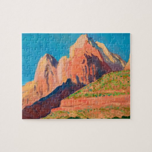 Landschaft, Zion Nationalpark von Maynard Dixon Puzzle (Horizontal)