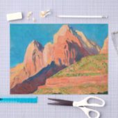 Landschaft, Zion Nationalpark von Maynard Dixon Seidenpapier (Handwerk)