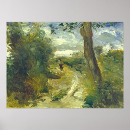Landschaft zwischen Stürmen - Auguste Renoir Kunst Poster (Vorne)