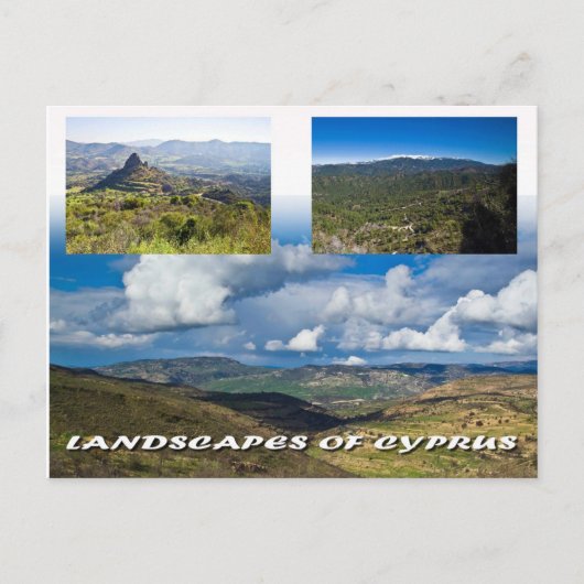 Landschaften auf der Postkarte des Kyros (Vorderseite)