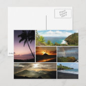 Landschaften auf Hawaii Postkarte (Vorne/Hinten)