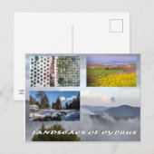 Landschaften auf Zypern Postkarte (Vorne/Hinten)