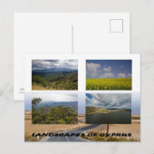 Landschaften auf Zypern Postkarte (Vorne/Hinten)