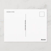 Landschaften auf Zypern Postkarte (Rückseite)
