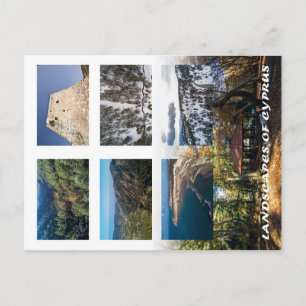 Landschaften auf Zypern Postkarte