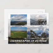 Landschaften auf Zypern Postkarte (Vorne/Hinten)