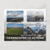 Landschaften auf Zypern Postkarte (Vorderseite)