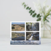 Landschaften auf Zypern Postkarte (Stehend Vorderseite)