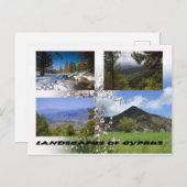 Landschaften auf Zypern Postkarte (Vorne/Hinten)