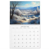 Landschaften der künstlerischen Natur Saisonale Ma Kalender (Jan 2026)
