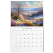 Landschaften der künstlerischen Natur Saisonale Ma Kalender (Feb 2026)