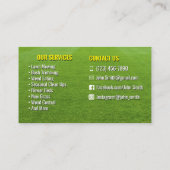 Landschaften/Grüne Pflegekarten Visitenkarte (Rückseite)