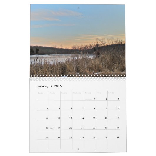 Landschaften im oberen Perkiomen-Tal - PA-Kalender Kalender (Jan 2026)