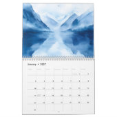 Landschaften in der Rustikalen Landschaft Wasserfa Kalender (Jan 2027)