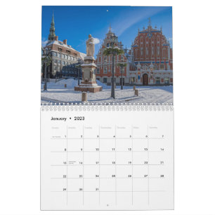 Landschaften in Lettland Kalender