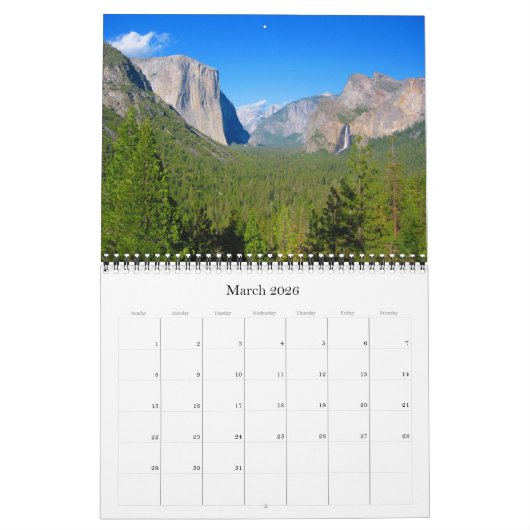 Landschaften Kalender (Mär 2026)