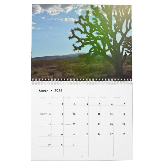 Landschaften Kalender (Mär 2026)