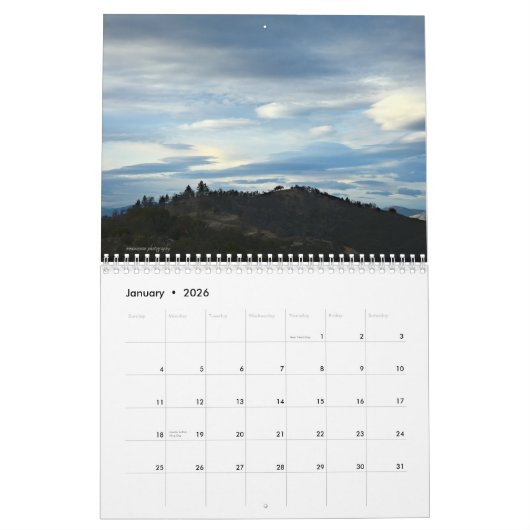 Landschaften Kalender (Jan 2026)