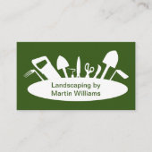 Landschaften mit einfachen, modernen Visitenkarten Visitenkarte (Vorderseite)