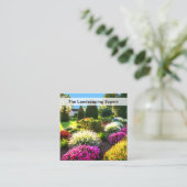 Landschaften, moderne, farbenfrohe Visitenkarten Quadratische Visitenkarte (Stehend Vorderseite)