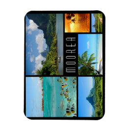 Landschaften Moorea Reise Foto Collage Magnet