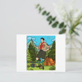 Landschaften Postkarte (Stehend Vorderseite)