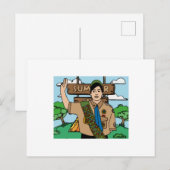 Landschaften Postkarte (Vorne/Hinten)