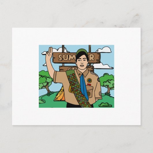 Landschaften Postkarte (Vorderseite)