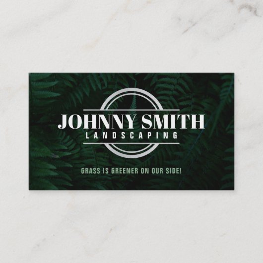 Landschaften Slogans Business Cards Visitenkarte (Vorderseite)