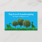 Landschaften und Dienstleistungen Visitenkarte (Vorderseite)