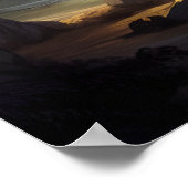 Landschaften und eine große Höhle Poster (Ecke)