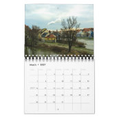 Landschaften und Gebäude Kalender (Mär 2027)