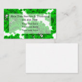Landschaften von Baumschneidemeistungen Visitenkarte (Vorne/Hinten)
