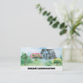 *~* Landschaften von Grüngras Moderne Rasenpflege Visitenkarte (Stehend Vorderseite)