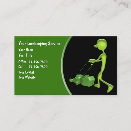 Landschaften von Visitenkarten Visitenkarte (Vorderseite)