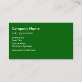 Landschaften von Visitenkarten Visitenkarte (Rückseite)