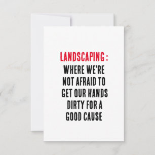 Landschaften Wo wir keine Angst haben unsere Hand Dankeskarte