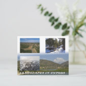 Landschaften Zyperns Postkarte (Stehend Vorderseite)