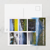 Landschaften Zyperns Postkarte (Vorne/Hinten)