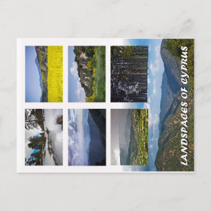 Landschaften Zyperns Postkarte